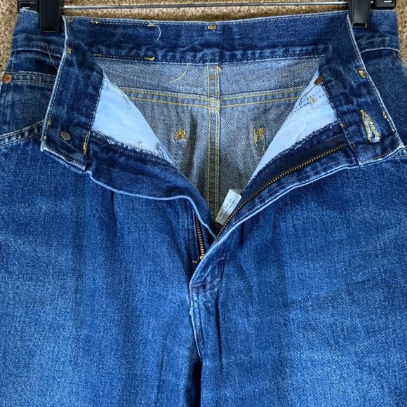 Vintage LEE RIDERS Womens Jeans Sz 11 High Waist Blue Denim Mom Rise 80s 90s - Picture 7 of 10